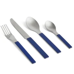 HAY Juego de cubiertos MVS 4 piezas, Dark blue Azul