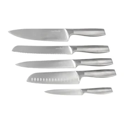 Nordwik Juego de cuchillos 5 piezas, Acero inoxidable Plateado Discount