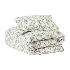 Garbo&Friends Juego de cuna baby Dainty Muslin, 70x80 cm/28x35 cm Azul Online