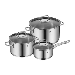 WMF Baterías De Cocina|Cacerolas<Juego de ollas Astoria 3 piezas, Acero inoxidable Plateado