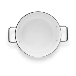 Eva Solo Baterías De Cocina|Cacerolas<Juego de ollas cerámicas Eva Trio White Line Slip-Let, 3 piezas, Acero inoxidable Blanco
