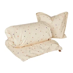 OYOY Ropa De Cama Infantil|Juegos De Funda Nórdica Y Almohada<Juego de sábanas de bebé Konfetti, Multi
