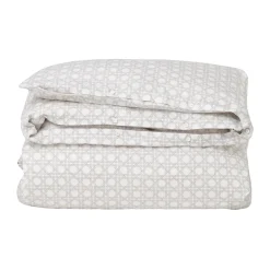 Lexington Juegos De Funda Nórdica Y Almohada<Juego de sábanas Rattan Printed 220x220 cm, White Blanco