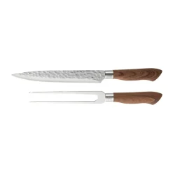 Dorre Juegos De Cuchillos De Cocina<Juego de trinchar Akira 2 piezas, Acero inoxidable Marrón