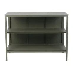 Brafab Cocinas Exteriores|Barbacoas<Kelia cocina de exterior con banco y estantes, Nordic green, 121x91x64 cm Verde