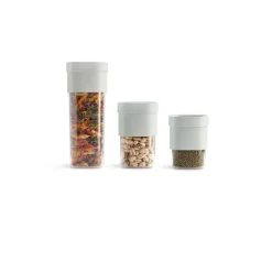 Lékué Botes Y Tarros<Kit de almacenamiento flip 5 piezas, Verde