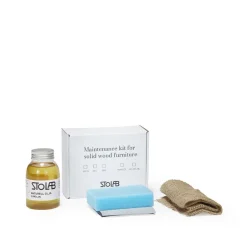 Stolab Kit de cuidado aceite natural 250 ml, Aceitado para fresno, abedul y roble Transparente Discount