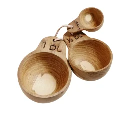 MUUBS Cucharas Medidoras<Kit de medidores Emma, natural Beige