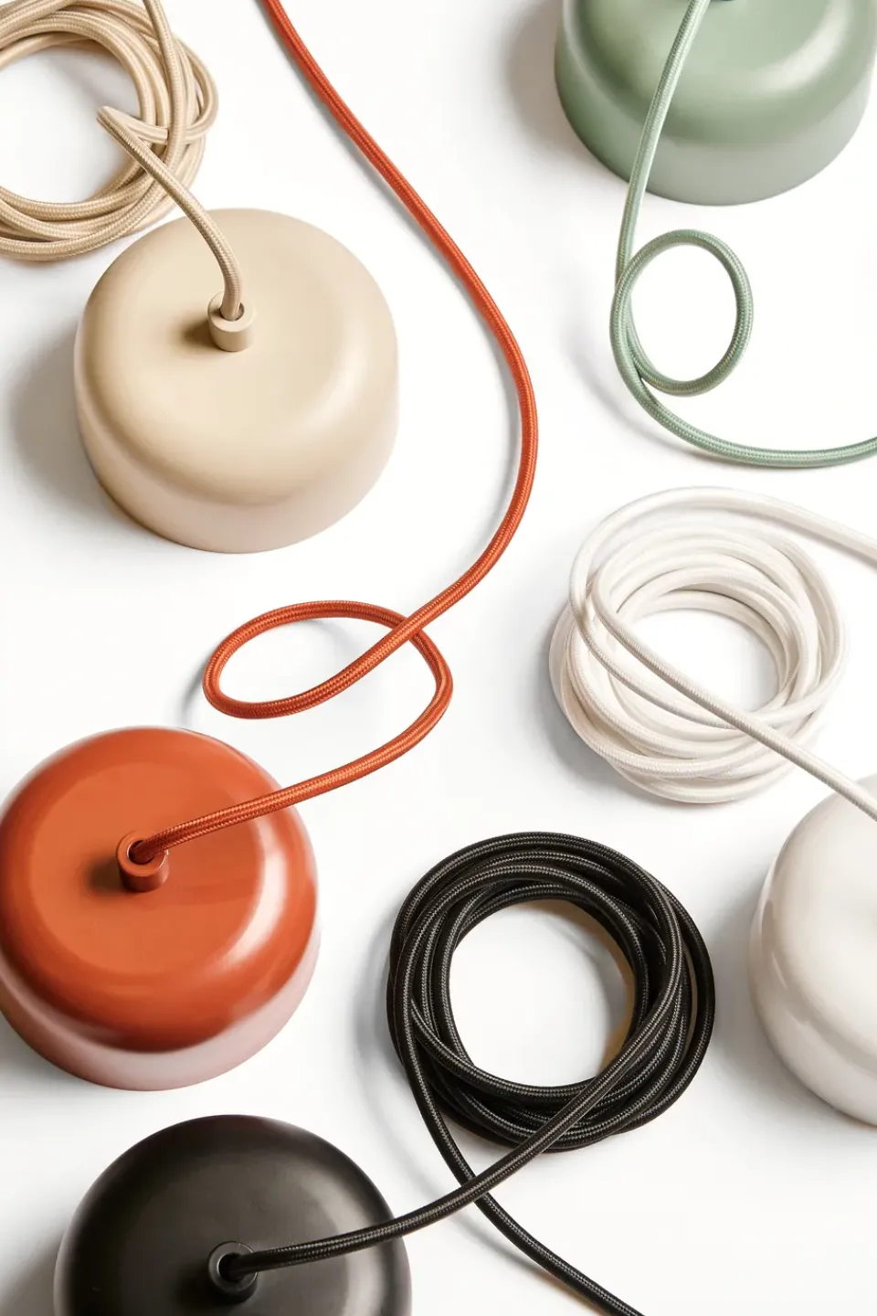 Scandi Living Cables Y Suspensiones Para Lámparas<Kit de suspensión de techo incl. cable 250 cm, Verde