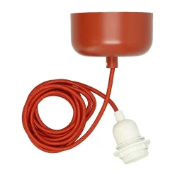Scandi Living Cables Y Suspensiones Para Lámparas<Kit de suspensión de techo incl. cable 250 cm, Rojo