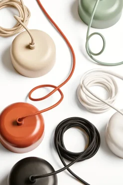Scandi Living Cables Y Suspensiones Para Lámparas<Kit de suspensión de techo incl. cable 250 cm, Rojo