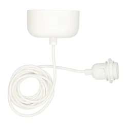 Scandi Living Kit de suspensión de techo incl. cable 250 cm, Blanco New