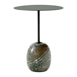 &Tradition Mesas Auxiliares<Lato Mesa LN8, Deep Green- Alpi Marble Verde