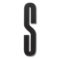 Design Letters Letra de madera , S Negro Best