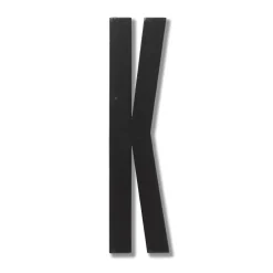 Design Letters Letra de madera , K Negro Hot