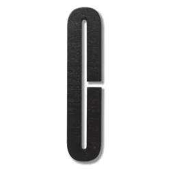 Design Letters Letra de madera , C Negro Hot