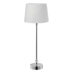 PR Home Liam Pie de lámpara 46 cm, cromo Plateado Best