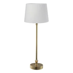PR Home Liam Pie de lámpara 46 cm, latón Color dorado