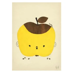 Fine Little Day Láminas Y Pósteres<Lámina Apple Papple, 50 x 70 cm Amarillo