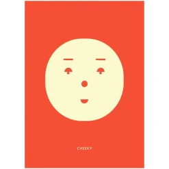 Paper Collective Lámina Cherobley Feeling, 30x40 cm RojoAmarillo Sale