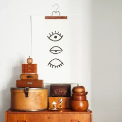 Fine Little Day Lámina Eye Eye, 50 x 70 cm NegroBlanco New