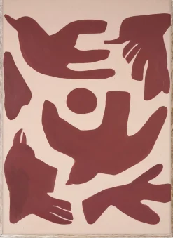 Paper Collective Láminas Y Pósteres<Lámina Flying High, 50x70 cm Rojo