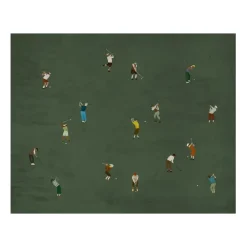 Fine Little Day Láminas Y Pósteres<Lámina Golfers, 40x50 cm Verde