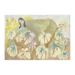 Fine Little Day Lámina Rose garden, 50x70 cm Amarillo Hot