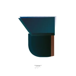 Paper Collective Lámina Sketchbook Abstract 03, 30x40 cm Azul Outlet