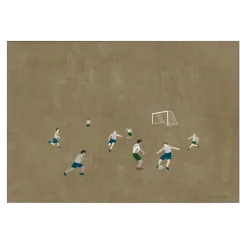 Fine Little Day Láminas Y Pósteres<Lámina Soccer 50x70 cm, Marrón