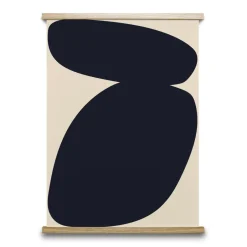 Paper Collective Láminas Y Pósteres<Lámina Solid Shapes 03, 50x70 cm Negro