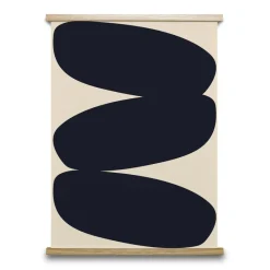 Paper Collective Láminas Y Pósteres<Lámina Solid Shapes 01, 50x70 cm Negro