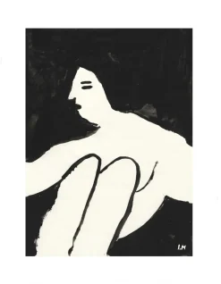 Fine Little Day Lámina Woman, 40x50 cm Blanco Clearance