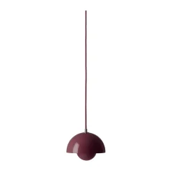 &Tradition Lámpara colgante Flowerpot VP10, Dark plum Púrpura Outlet