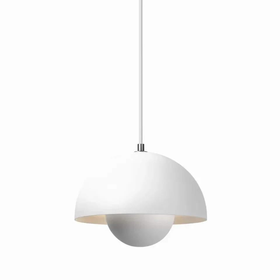 &Tradition Lámpara colgante FlowerPot VP1, mate Blanco Hot