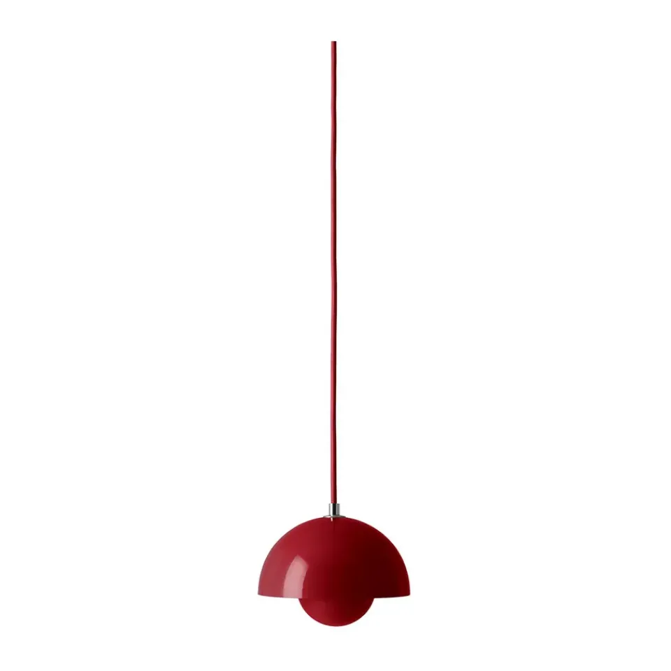 &Tradition Lámpara colgante Flowerpot VP10, Vermilion red Rojo Best