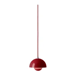 &Tradition Lámpara colgante Flowerpot VP10, Vermilion red Rojo Best