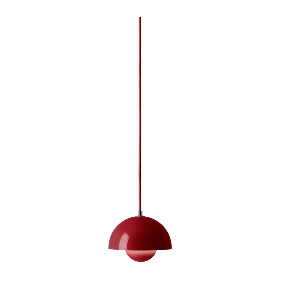 &Tradition Lámpara colgante Flowerpot VP10, Vermilion red Rojo Best