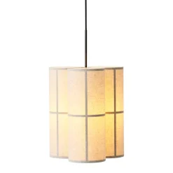 Audo Copenhagen Lámpara colgante Hashira Cluster raw, 45 cm Beige