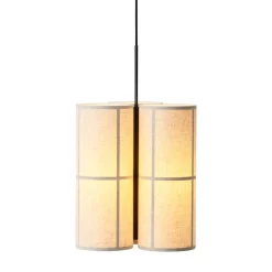 Audo Copenhagen Lámpara colgante Hashira Cluster raw, 45 cm Beige