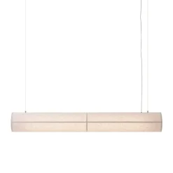 Audo Copenhagen Lámpara colgante Hashira Linear, Raw Beige Best