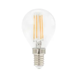 Airam Otros Accesorios De Iluminación|Bombillas<Lámpara de filamento LED , fuente de luz en forma de bola, E14 5W regulable Transparente