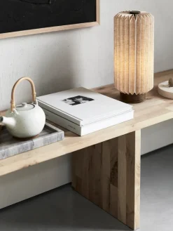 Watt & Veke Lámpara de mesa Alba, Natural Beige Outlet