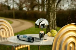 Tom Dixon Lámpara de mesa Bell Portable LED 28 cm, Plateado Outlet