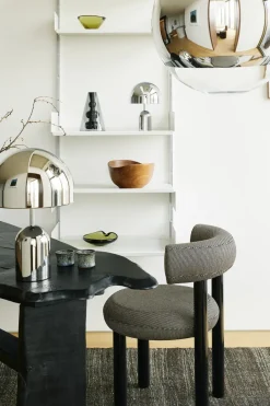 Tom Dixon Lámpara de mesa Bell Portable LED 28 cm, Plateado Outlet