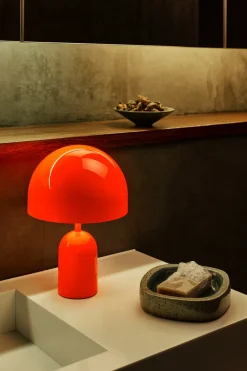 Tom Dixon Lámparas Portátiles<Lámpara de mesa Bell Portable LED 28 cm, Fluorescente Naranja