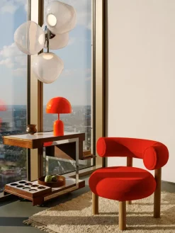 Tom Dixon Lámparas Portátiles<Lámpara de mesa Bell Portable LED 28 cm, Fluorescente Naranja