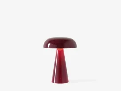 &Tradition Lámpara de mesa Como portable SC53, Red brown Rojo Clearance