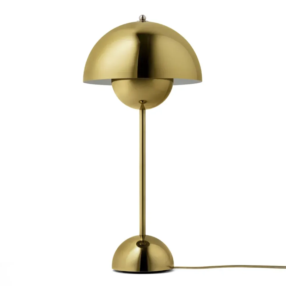 &Tradition Lámparas De Escritorio<Lámpara de mesa FlowerPot VP3, Brass-plated Color dorado