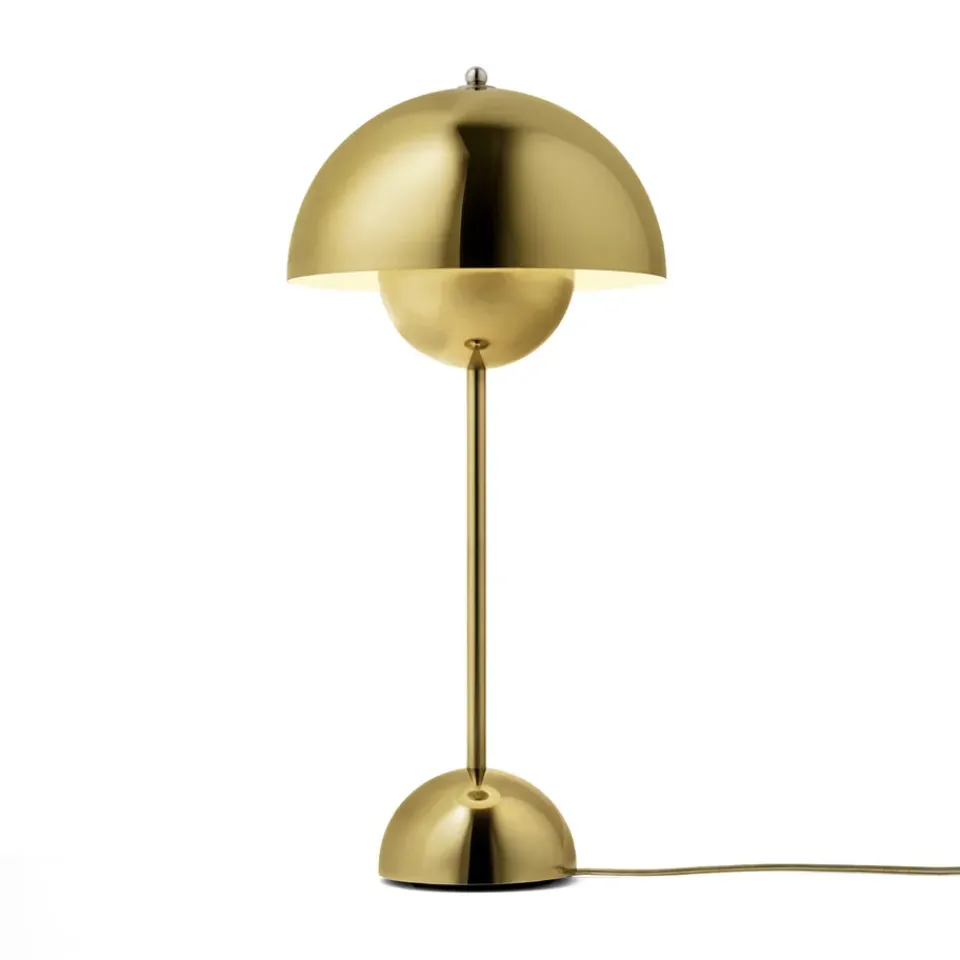 &Tradition Lámparas De Escritorio<Lámpara de mesa FlowerPot VP3, Brass-plated Color dorado